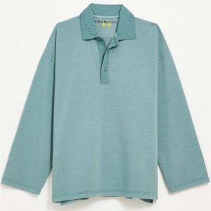 KOTO x UO 03.020 Superslouch Fleece Rugby Sweatshirt
